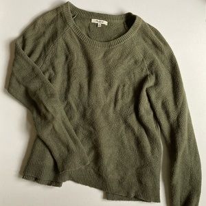 Olive green madewell sweater